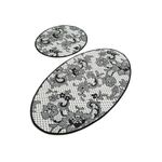 Casa si Gradina - Textile si covoare - Covoare - Covorase baie - Set covorase baie, L'essentiel Maison, multicolor, 50x60 cm si 60x100 cm, 100% poliester, antiderapant, 359CHL1530 - Infinity.ro