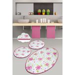 Casa si Gradina - Textile si covoare - Covoare - Covorase baie - Set covorase de baie, L'essentiel Maison, multicolor, 60x100 cm si 50x60 cm, 100% poliester, antiderapant, 359CHL4452 - Infinity.ro