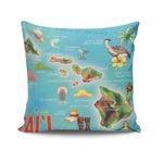 Casa si Gradina - Textile si covoare - Perne si pilote - Perne decorative - Perna decorativa, Aberto Design, multicolor, 43x43 cm, 50% bumbac 50% poliester, lavabila, 422KSY2147 - Infinity.ro