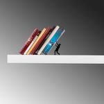 Carti si Birotica - Carti - Accesorii pentru cititori - Suport de carte, Aberto Design, metal, negru, 25.5x12.5x12 cm, 493RMC1140 - Infinity.ro