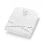 Casa si Gradina - Textile si covoare - Textile baie - Halate de baie - Halat de baie, L'essentiel Maison, alb, marimea s, 100% bumbac, 581CAN2120 - S - Infinity.ro
