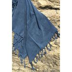 Casa si Gradina - Textile si covoare - Textile baie - Prosoape - Prosop de plaja fouta, L'essentiel Maison, albastru inchis, 90x175 cm, 100% bumbac - Infinity.ro