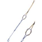 Fashion, accesorii si bijuterii - Femei - Bijuterii femei - Bratari femei - Bratara, Heliophilia, metal, argintiu auriu, marime universala - Infinity.ro