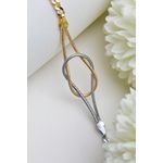 Fashion, accesorii si bijuterii - Femei - Bijuterii femei - Bratari femei - Bratara, Heliophilia, metal, argintiu auriu, marime universala - Infinity.ro