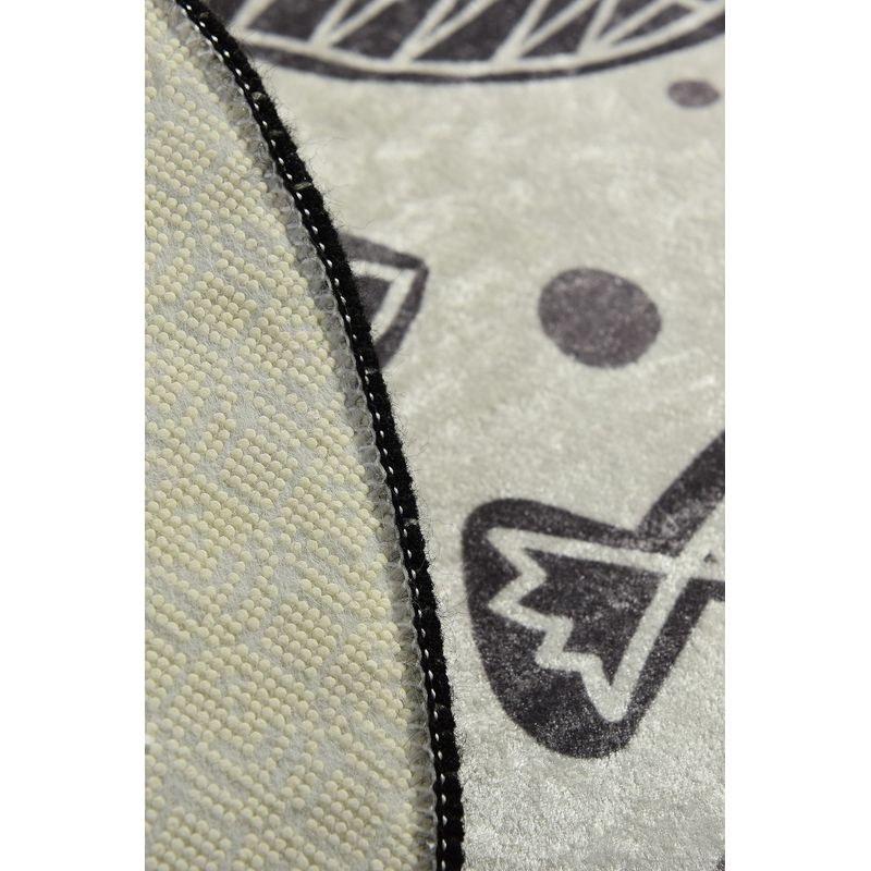 Casa si Gradina - Textile si covoare - Covoare - Covorase baie - Covoras de baie, L'essentiel Maison, multicolor, diametru 100 cm, 100% poliester, antiderapant, 359CHL1455 - Infinity.ro