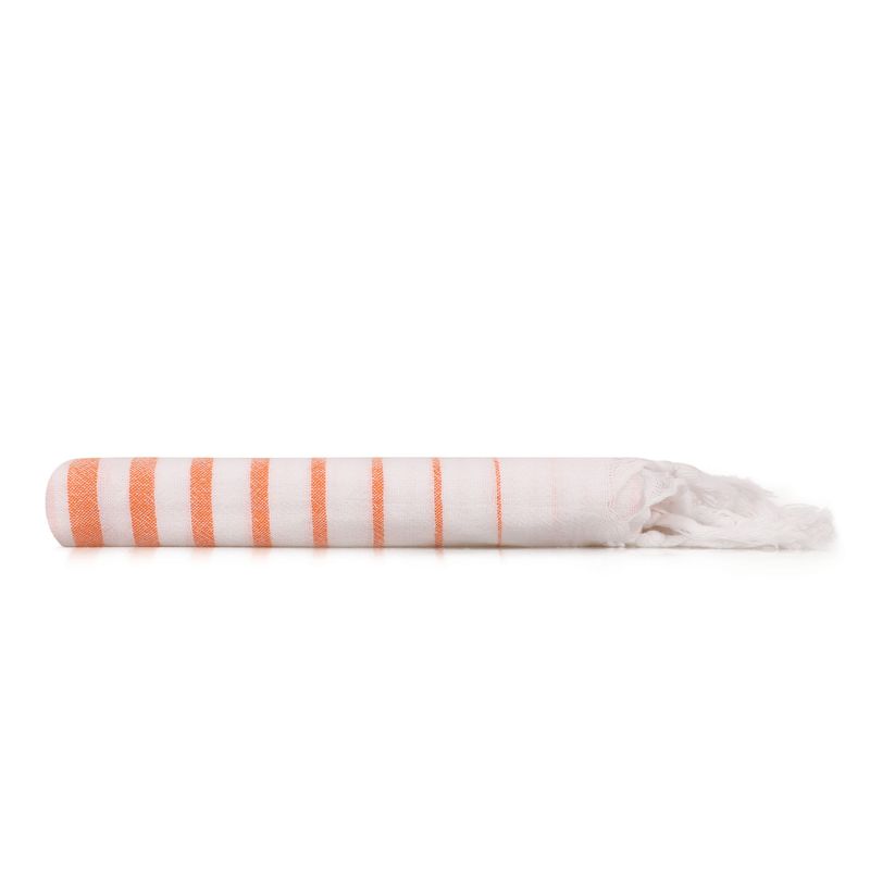 Casa si Gradina - Textile si covoare - Textile baie - Prosoape - Prosop de plaja fouta, L'essentiel Maison, portocaliu, 90x180 cm, 100% bumbac - Infinity.ro