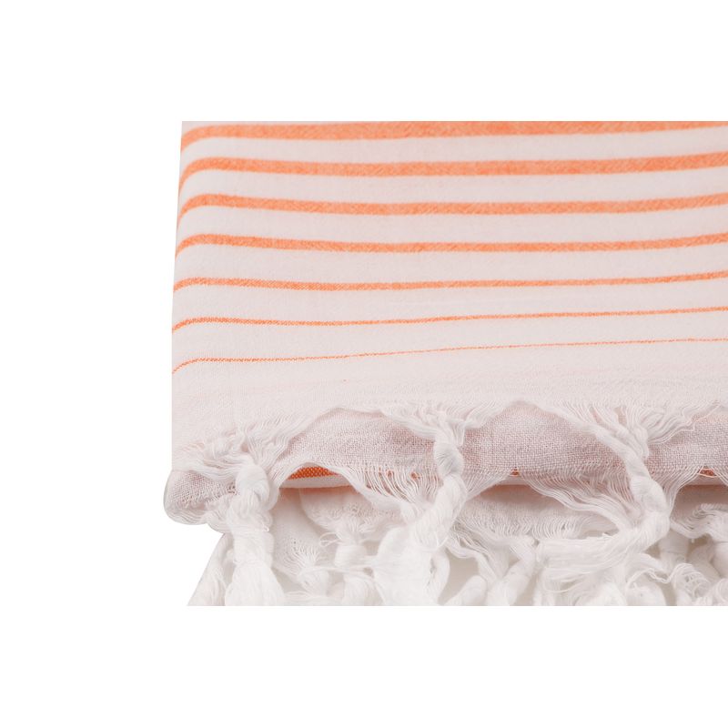 Casa si Gradina - Textile si covoare - Textile baie - Prosoape - Prosop de plaja fouta, L'essentiel Maison, portocaliu, 90x180 cm, 100% bumbac - Infinity.ro