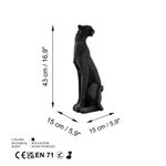 Casa si Gradina - Decoratiuni - Obiecte de arta - Obiect decorativ, Aberto Design, 100% poliester, negru, 15x15x43 cm - Infinity.ro