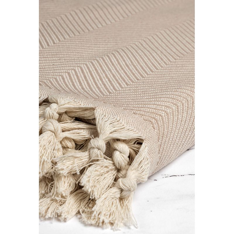 Casa si Gradina - Textile si covoare - Huse pentru mobilier - Husa de canapea, L'essentiel Maison, bej, 170x300 cm, 100% bumbac, lavabila la masina - Infinity.ro