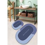 Casa si Gradina - Textile si covoare - Covoare - Covorase baie - Set covorase de baie, L'essentiel Maison, multicolor, 50x60 cm si 60x100 cm, 100% poliester, antiderapant, 510CHL1333 - Infinity.ro