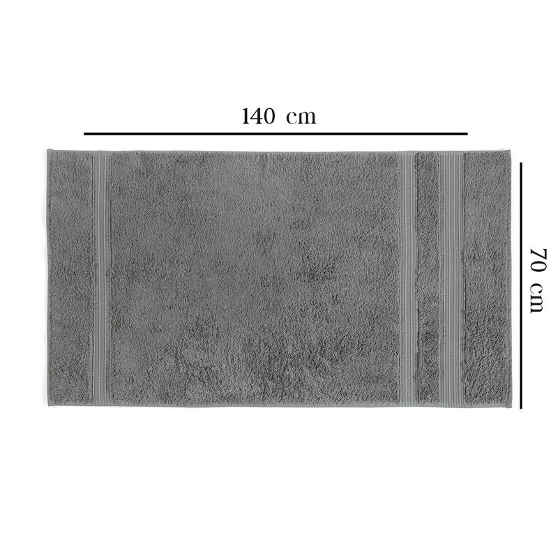 Casa si Gradina - Textile si covoare - Textile baie - Prosoape - Prosop de baie, L'essentiel Maison, antracit, 70x140 cm, 60% bumbac 40% bambus - Infinity.ro