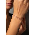 Fashion, accesorii si bijuterii - Femei - Bijuterii femei - Bratari femei - Bratara, Heliophilia, argint 925, aur roz, 16+3.5 cm, 938ELS2304 - Infinity.ro