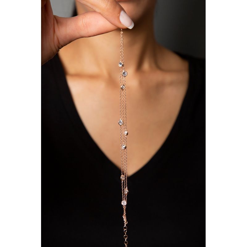 Fashion, accesorii si bijuterii - Femei - Bijuterii femei - Bratari femei - Bratara, Heliophilia, argint 925, aur roz, 16+3.5 cm, 938ELS2304 - Infinity.ro