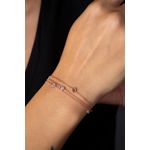 Fashion, accesorii si bijuterii - Femei - Bijuterii femei - Bratari femei - Bratara, Heliophilia, argint 925, aur roz, 16+3.5 cm, 938ELS2304 - Infinity.ro