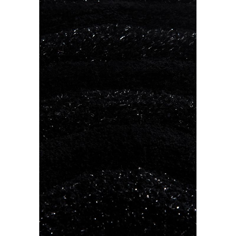 Casa si Gradina - Textile si covoare - Covoare - Covorase baie - Set covorase de baie, L'essentiel Maison, negru si antracit, 50x60 cm si 60x100 cm, 100% acrilic, antiderapant - Infinity.ro