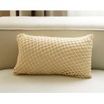 Casa si Gradina - Textile si covoare - Lenjerii de pat - Fete de perna - Husa perna decorativa, Aberto Design, bej, 30x50 cm, 100% bumbac, 150CRG1148 - Infinity.ro