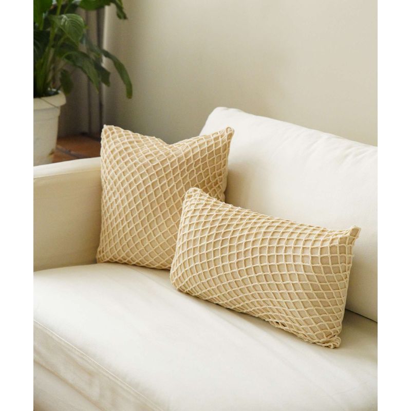 Casa si Gradina - Textile si covoare - Lenjerii de pat - Fete de perna - Husa perna decorativa, Aberto Design, bej, 30x50 cm, 100% bumbac, 150CRG1148 - Infinity.ro