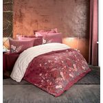 Casa si Gradina - Textile si covoare - Lenjerii de pat - Seturi de lenjerie - Set lenjerie de pat single, L'essentiel Maison, rosu bordo, 100% bumbac ranforce, husa pilota 160x220 cm, cearsaf 160x240 cm, fata perna 50x70 cm - Infinity.ro