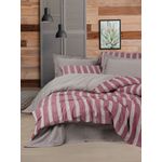 Casa si Gradina - Textile si covoare - Lenjerii de pat - Seturi de lenjerie - Set lenjerie pat dublu, L'essentiel Maison, rosu claret, 200x220 cm, 50% bumbac 50% poliester - Infinity.ro