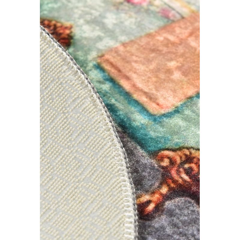 Casa si Gradina - Textile si covoare - Covoare - Covorase baie - Set covorase de baie, L'essentiel Maison, multicolor, 50x60 cm si 60x100 cm, 100% poliester, antiderapant, 359CHL2380 - Infinity.ro