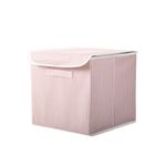 Casa si Gradina - Mobilier - Organizare si depozitare - Cutii depozitare - Cutie depozitare, Aberto Design, poliester si bumbac, pudra, 30x30x30 cm - Infinity.ro