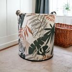 Casa si Gradina - Mobilier - Organizare si depozitare - Recipiente depozitare - Cos depozitare, Aberto Design, poliester si bumbac, multicolor, 37x40 cm, 488PRN1111 - Infinity.ro