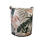 Casa si Gradina - Mobilier - Organizare si depozitare - Recipiente depozitare - Cos depozitare, Aberto Design, poliester si bumbac, multicolor, 37x40 cm, 488PRN1111 - Infinity.ro