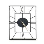 Casa si Gradina - Decoratiuni - Ceasuri - Ceas decorativ, Aberto Design, metal, negru, 20x30 cm - Infinity.ro