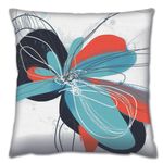Casa si Gradina - Textile si covoare - Perne si pilote - Perne decorative - Perna decorativa, Aberto Design, multicolor, 43x43 cm, bumbac si poliester, 417GRV0108 - Infinity.ro