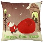 Casa si Gradina - Textile si covoare - Perne si pilote - Perne decorative - Perna decorativa, Aberto Design, multicolor, 43x43 cm, 50% bumbac 50% poliester, umplutura siliconica, 420GRC0149 - Infinity.ro