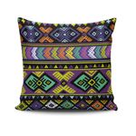 Casa si Gradina - Textile si covoare - Lenjerii de pat - Fete de perna - Husa perna decorativa, Aberto Design, multicolor, 43x43 cm, 50% bumbac 50% poliester, lavabila, 768CLV0404 - Infinity.ro