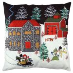 Casa si Gradina - Textile si covoare - Perne si pilote - Perne decorative - Perna decorativa, Aberto Design, multicolor, 43x43 cm, bumbac si poliester, 420GRC0124 - Infinity.ro