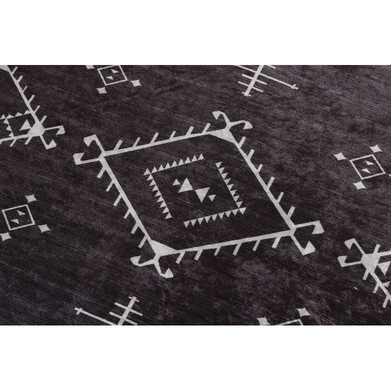 Casa si Gradina - Textile si covoare - Covoare - Covorase baie - Set covorase de baie, L'essentiel Maison, gri inchis, 60x100 cm si 50x60 cm, 100% poliester, antiderapant - Infinity.ro