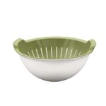 Casa si Gradina - Bucatarie si vesela - Ustensile bucatarie - Site bucatarie, strecuratori si accesorii - Strecuratoare, Aberto Design, plastic, verde, 25.5x25.5x10.8 cm - Infinity.ro