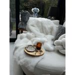 Casa si Gradina - Textile si covoare - Huse pentru mobilier - Husa pentru canapea, Aberto Design, alb, 200x150 cm, 100% poliester, antiderapanta - Infinity.ro