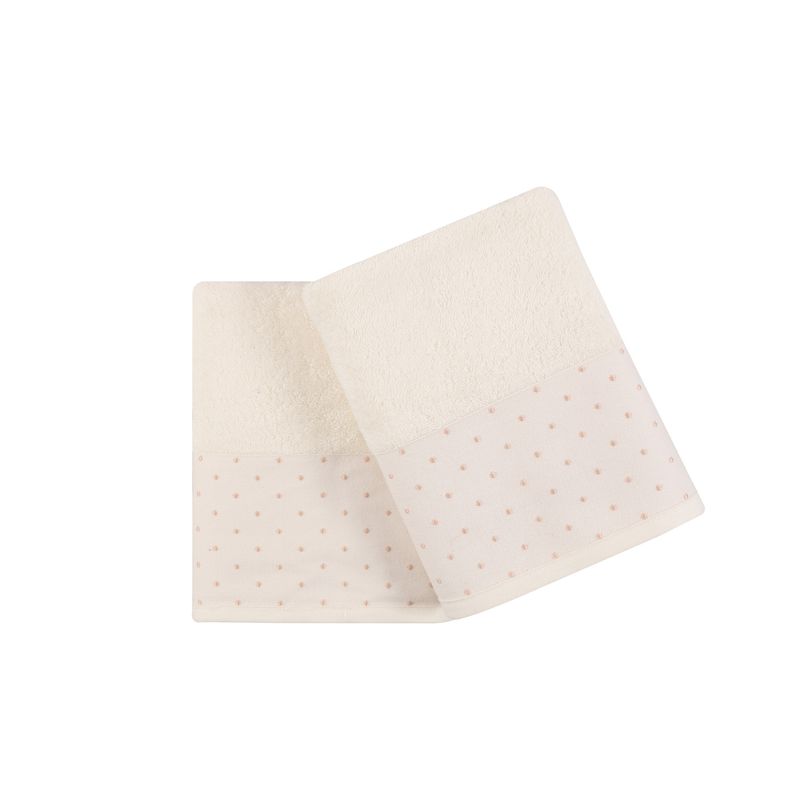 Casa si Gradina - Textile si covoare - Textile baie - Prosoape - Set prosoape de maini, L'essentiel Maison, ecru crem, 50x90 cm, 100% bumbac - Infinity.ro