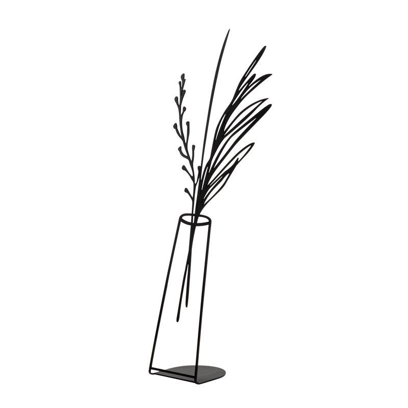 Casa si Gradina - Decoratiuni - Obiecte de arta - Obiect decorativ, Aberto Design, metal, negru, 19x50 cm - Infinity.ro
