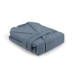 Casa si Gradina - Textile si covoare - Textile baie - Halate de baie - Halat de baie, L'essentiel Maison, albastru indigo, marimea m, 100% bumbac - Infinity.ro