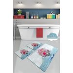Casa si Gradina - Textile si covoare - Covoare - Covorase baie - Set covorase de baie, L'essentiel Maison, multicolor, 60x100 cm si 50x60 cm, 100% poliester, antiderapant, 359CHL4517 - Infinity.ro