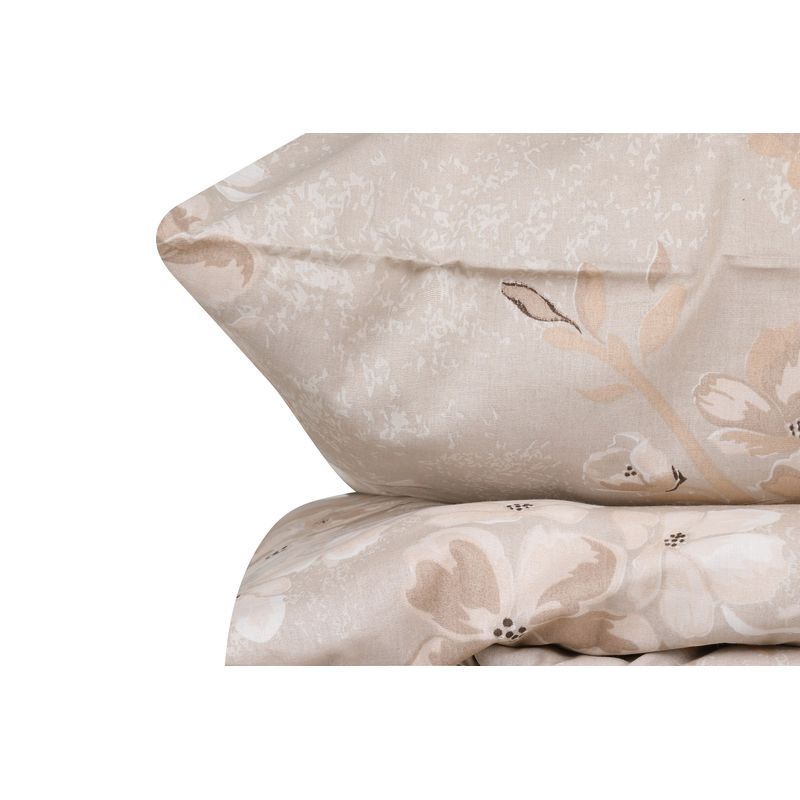 Casa si Gradina - Textile si covoare - Lenjerii de pat - Seturi de lenjerie - Set lenjerie de pat dubla, L'essentiel Maison, maro bej somon, 200x220 cm, 100% bumbac ranforce - Infinity.ro