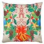 Casa si Gradina - Textile si covoare - Perne si pilote - Perne decorative - Perna decorativa, Aberto Design, multicolor, 43x43 cm, 50% bumbac, 50% poliester, umplutura siliconica, 416GRV2158 - Infinity.ro