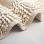 Casa si Gradina - Textile si covoare - Covoare - Covorase baie - Set covorase baie, L'essentiel Maison, crem, 50x60 cm si 60x100 cm, 100% bumbac, antiderapant, 394ANR1348 - Infinity.ro
