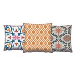 Casa si Gradina - Textile si covoare - Perne si pilote - Perne decorative - Set perne decorative, Aberto Design, multicolor, 43x43 cm, bumbac si poliester, lavabil, 417GRV0191 - Infinity.ro