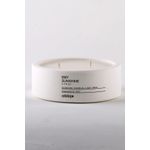 Casa si Gradina - Decoratiuni - Aromaterapie si lumanari - Lumanari si candele - Lumanare parfumata, Aberto Design, beton, alb, lemn de santal, 12x4.5 cm - Infinity.ro