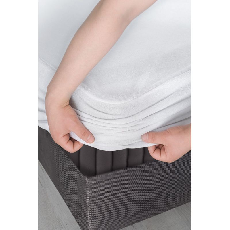 Casa si Gradina - Textile si covoare - Lenjerii de pat - Protectie saltea - Protectie saltea, L'essentiel Maison, alb, 100x200+30 cm, 100% bumbac, 315CFB1132 - Infinity.ro