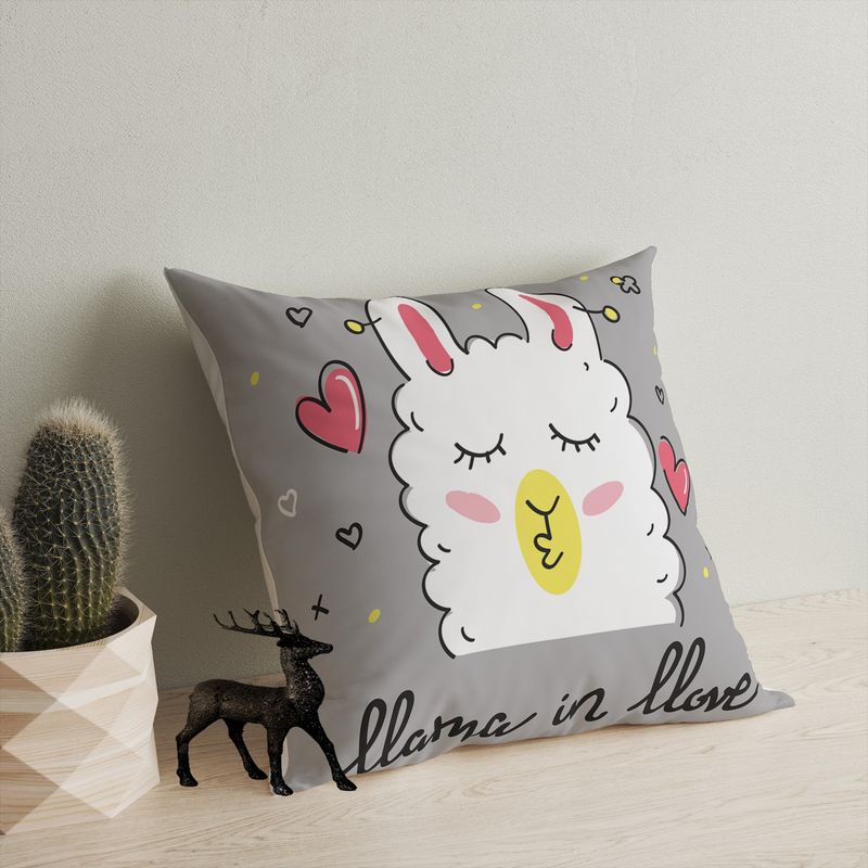 Casa si Gradina - Textile si covoare - Perne si pilote - Perne decorative - Perna decorativa, Aberto Design, multicolor, 43x43 cm, bumbac si poliester, umplutura siliconica, 416GRV3224 - Infinity.ro