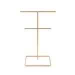 Casa si Gradina - Mobilier - Organizare si depozitare - Umerase si valeti - Suport bijuterii, Aberto Design, metal, auriu, 15x30 cm - Infinity.ro