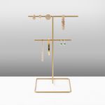 Casa si Gradina - Mobilier - Organizare si depozitare - Umerase si valeti - Suport bijuterii, Aberto Design, metal, auriu, 15x30 cm - Infinity.ro
