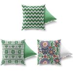 Casa si Gradina - Textile si covoare - Perne si pilote - Perne decorative - Set perne decorative, Aberto Design, multicolor, 43x43 cm, 50% bumbac, 50% poliester, 3 bucati, 417GRV0176 - Infinity.ro