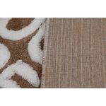 Casa si Gradina - Textile si covoare - Covoare - Covorase baie - Set covorase baie, L'essentiel Maison, bej si alb, 60x100 cm, 50x60 cm, 40x60 cm, 100% acrilic, antiderapant - Infinity.ro